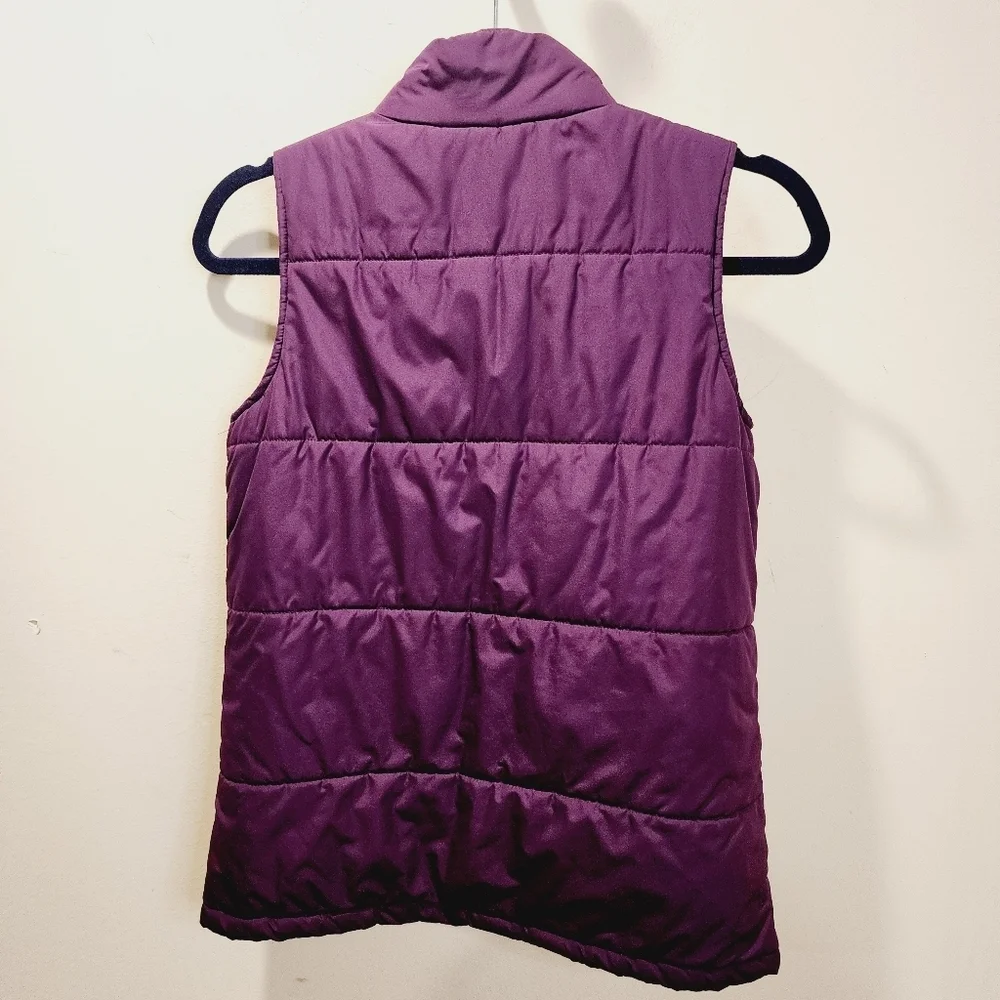Land's End Kids  Burgundy Puffer Vest  Size M (10-12)